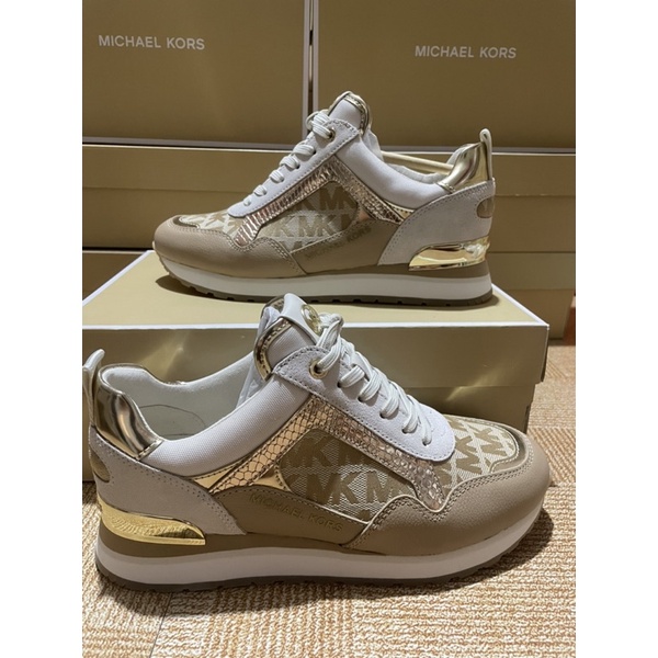 Michael Kors Wilma Trainer Mk Logo Jacquard Md Lazada Ph