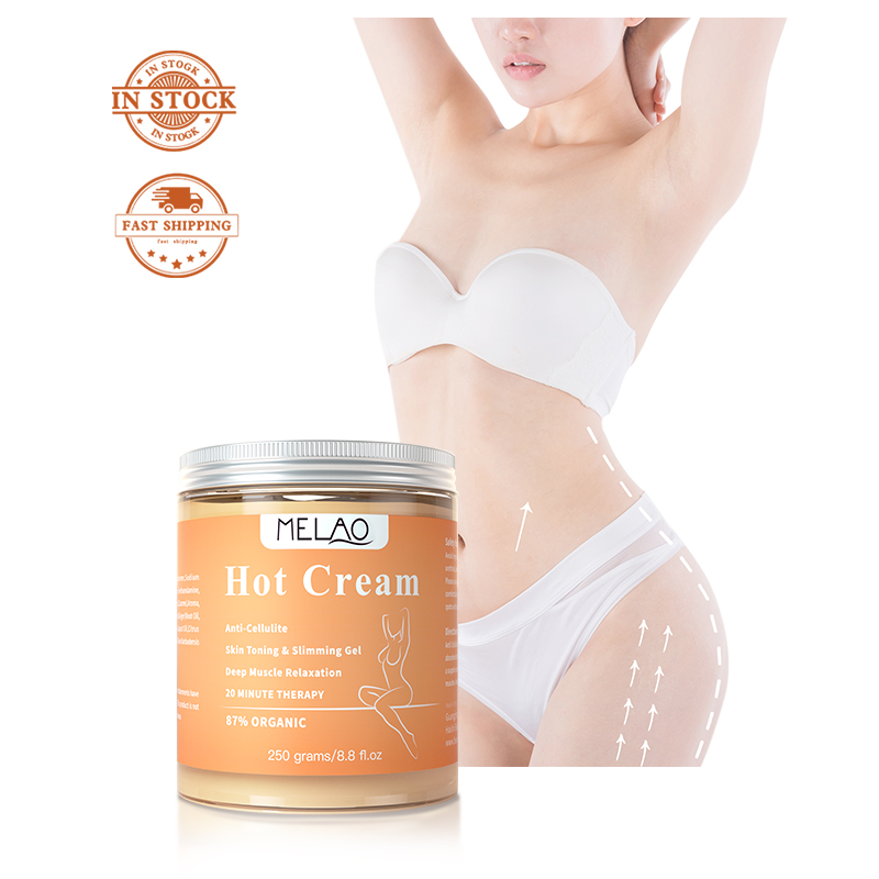 MELAO 250g Anti Cellulite Hot Cream Fat Burner Gel Slimming Cream Body