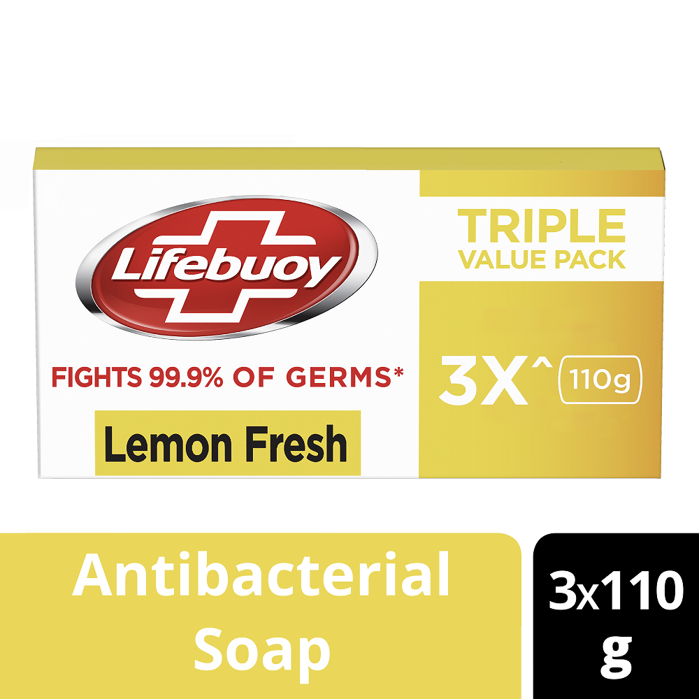 Lifebuoy Lemon Fresh Antibacterial Soap 3 X 110g Lazada PH