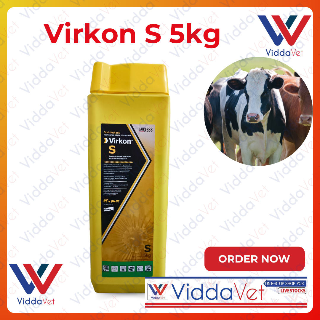 5kg VIRKON S Canister Disinfectant Virkon Solution Virkon Virucidal For