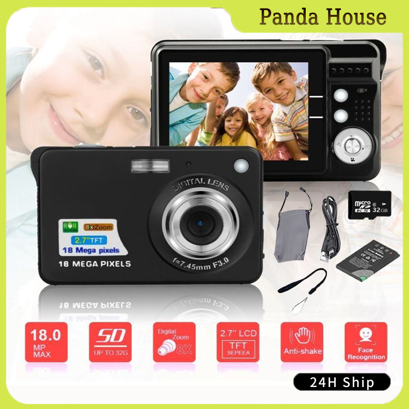 Digital Camera Autofocus Camera With G Memory Card And Reader Body