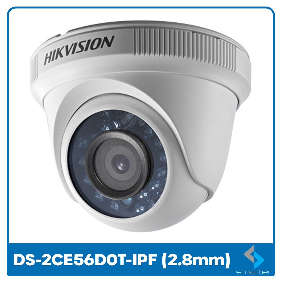 Hikvision Ds Ce D T Ipf Mm Hd P Indoor Ir Turret Camera