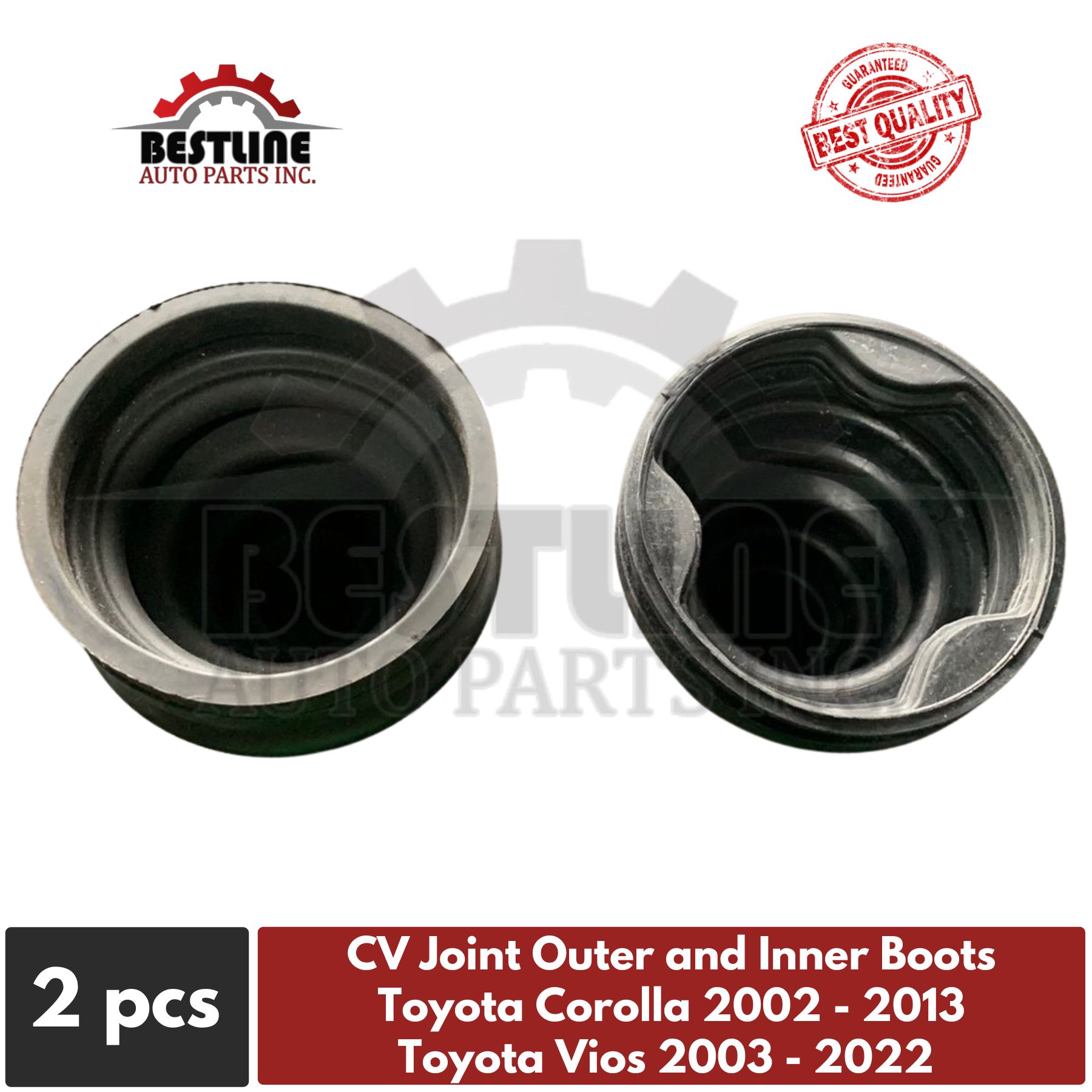 CV Joint Outer And Inner Boots For Toyota Corolla Altis 2002 To 2013