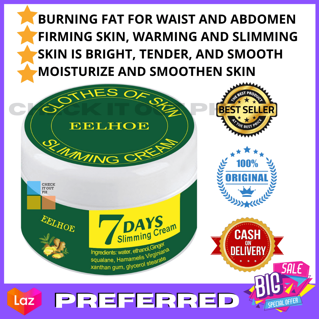 Eelhoe Ginger Slimming Cream Days Slimming Cream Burns Fats And