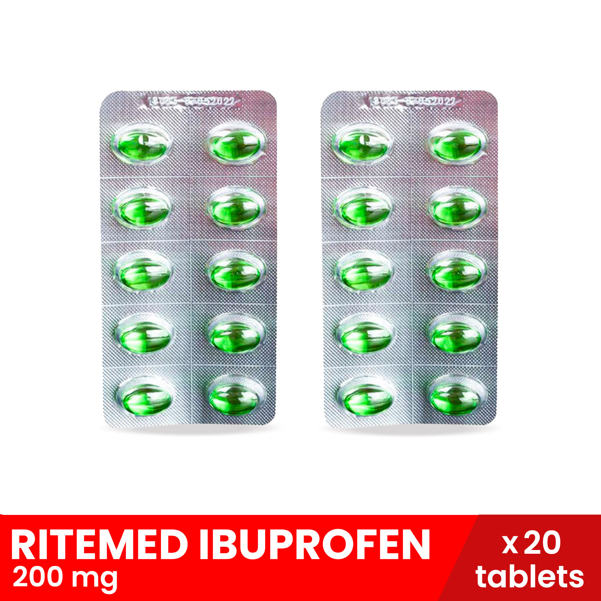 Ritemed Ibuprofen Mg X Soft Gel Capsules Anti Inflammatory