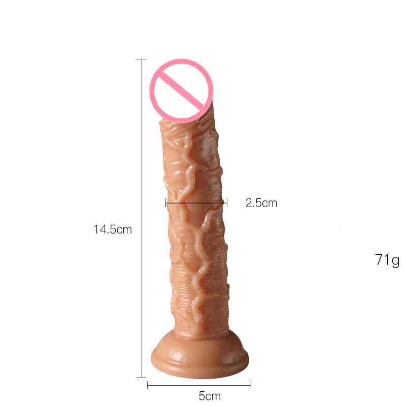 6 Inch Dildo With Vibrator Remote Realistic Double Density Suction