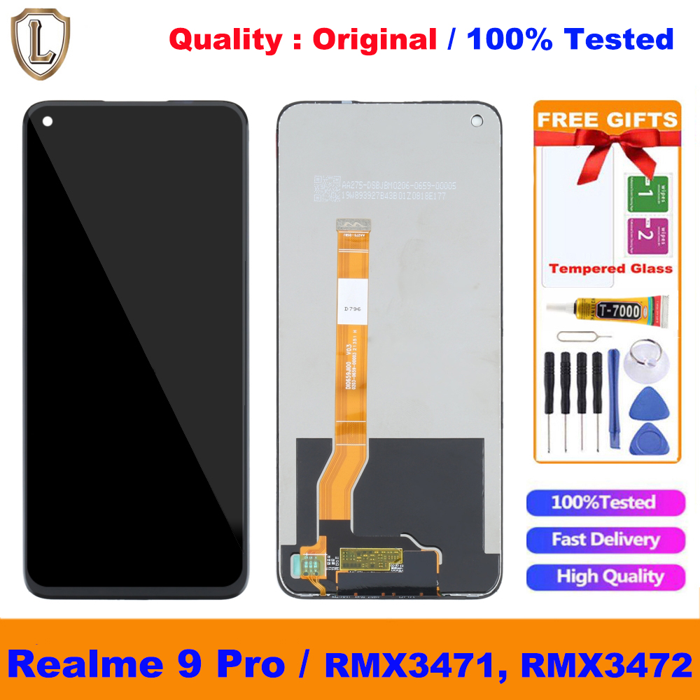 100 Original LCD For Realme 9 Pro LCD Screen Realme 9 Pro 5G 9Pro