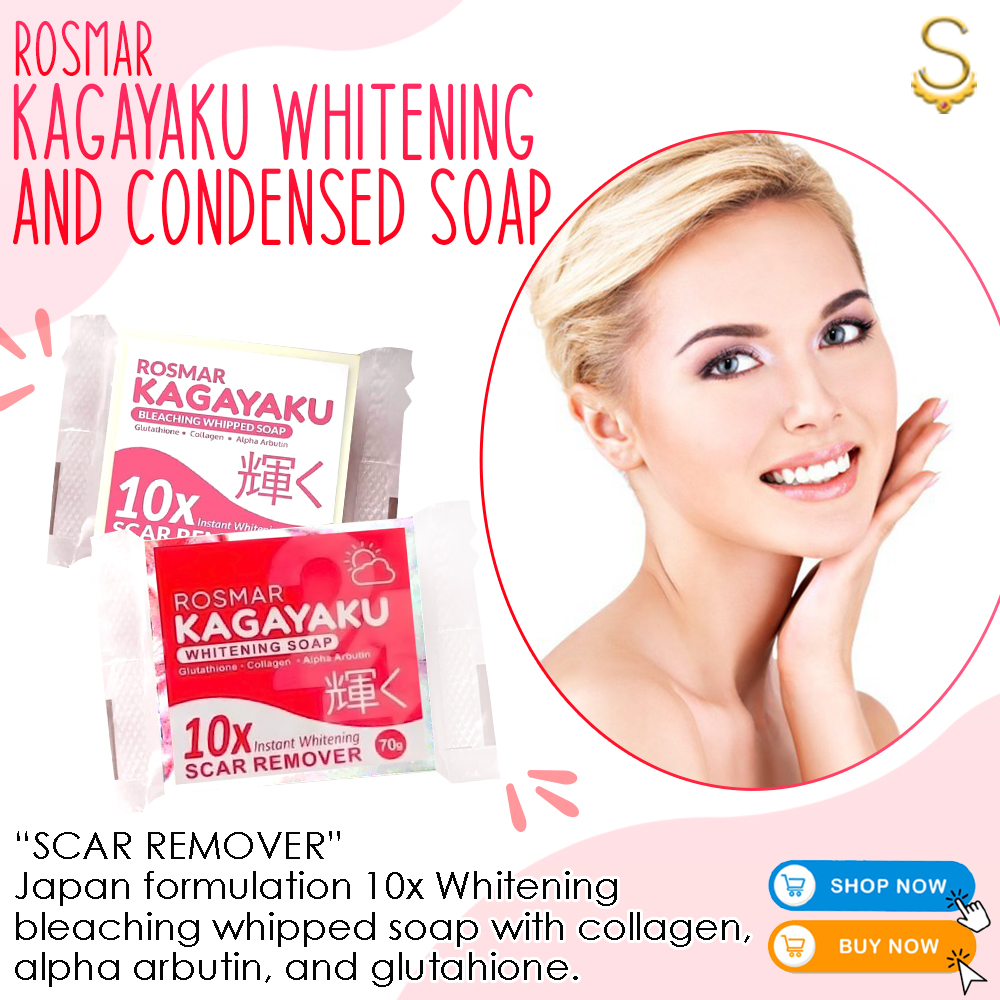 Rosmar Kagayaku Bleaching Whipped Soap And Condensed Milk Whitening