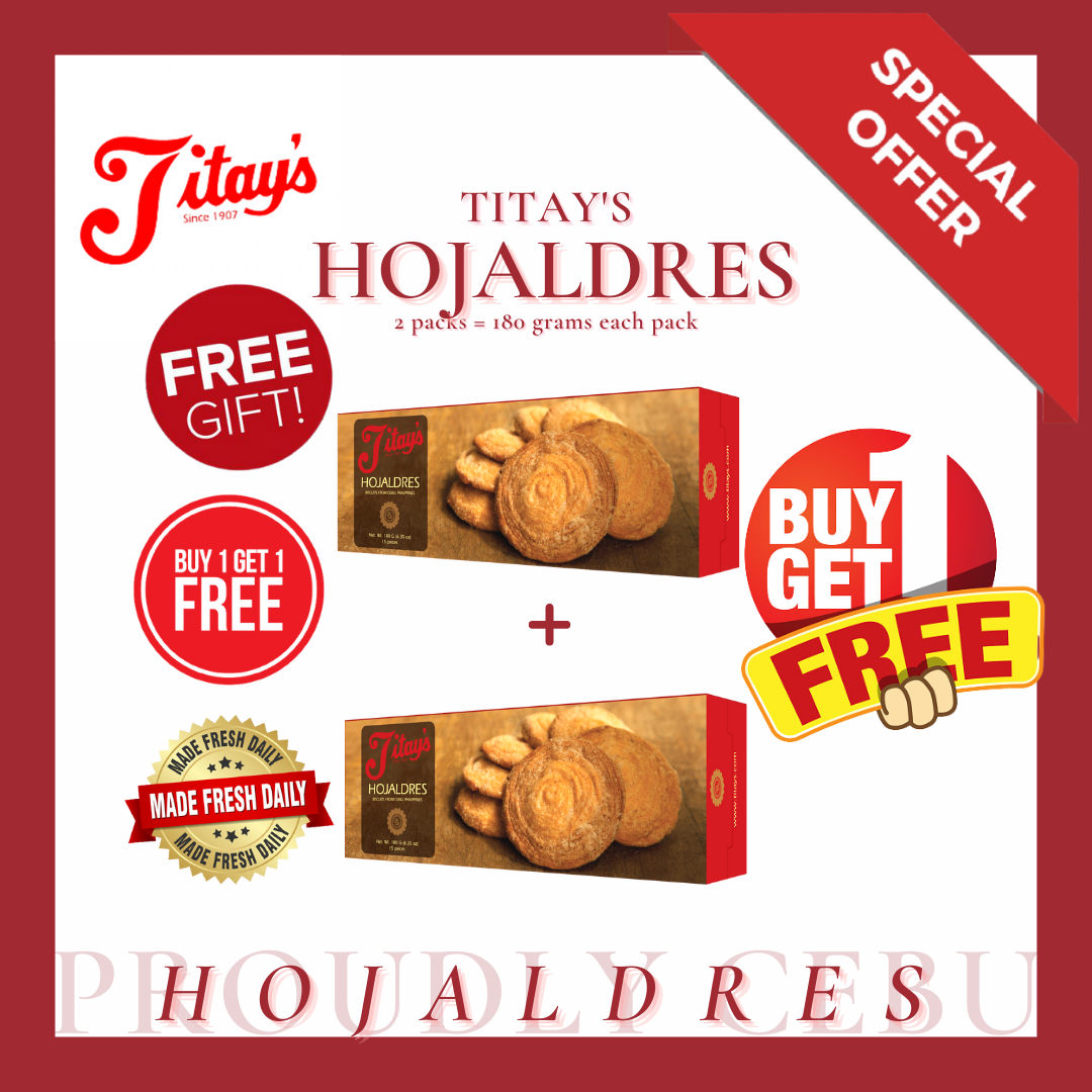 Buy One Take One Of Titay S Hojaldres Of Cebu Classic Biscuits Of