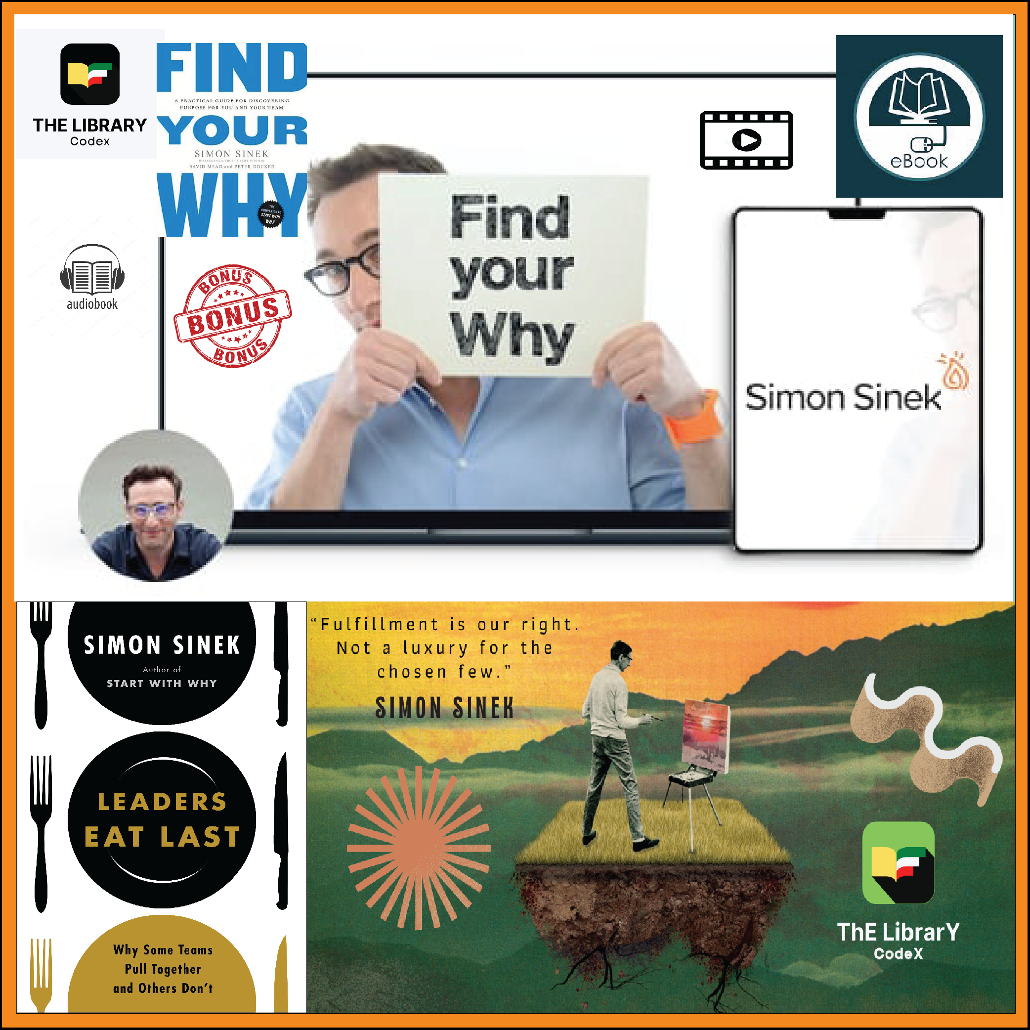 Simon Sinek Complete Bundle And Course Lazada PH