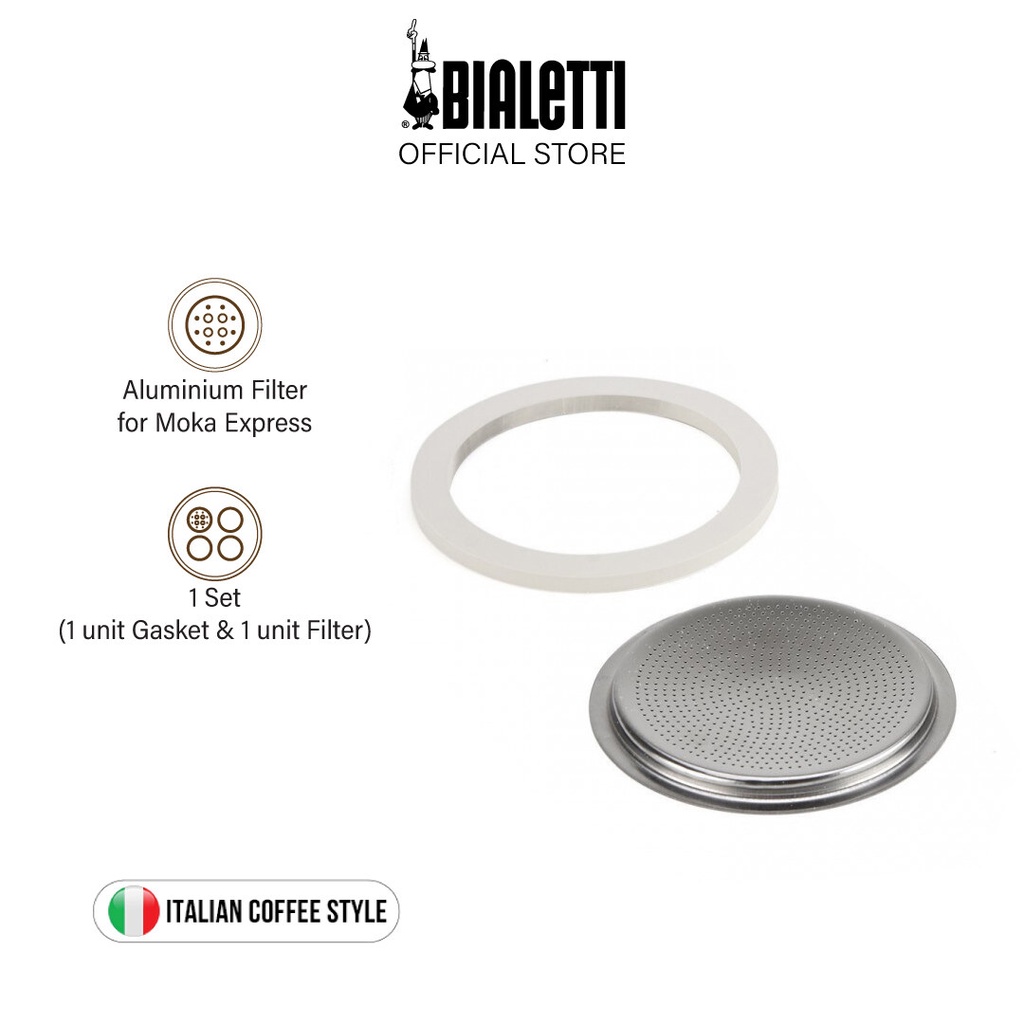 Original Bialetti Spare Parts Silicon Ring Filter Pack For Moka