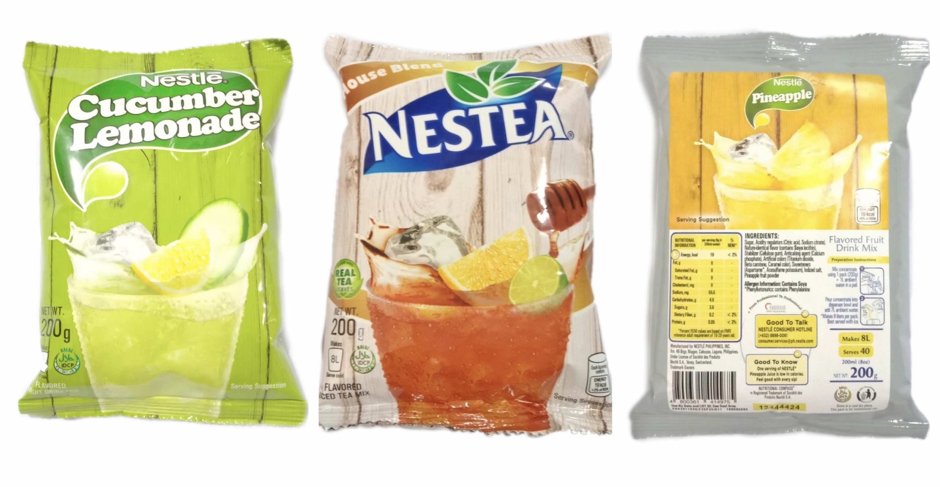 Nestle Cucumber Lemonade Nestea Houseblend Nestle Pineapple