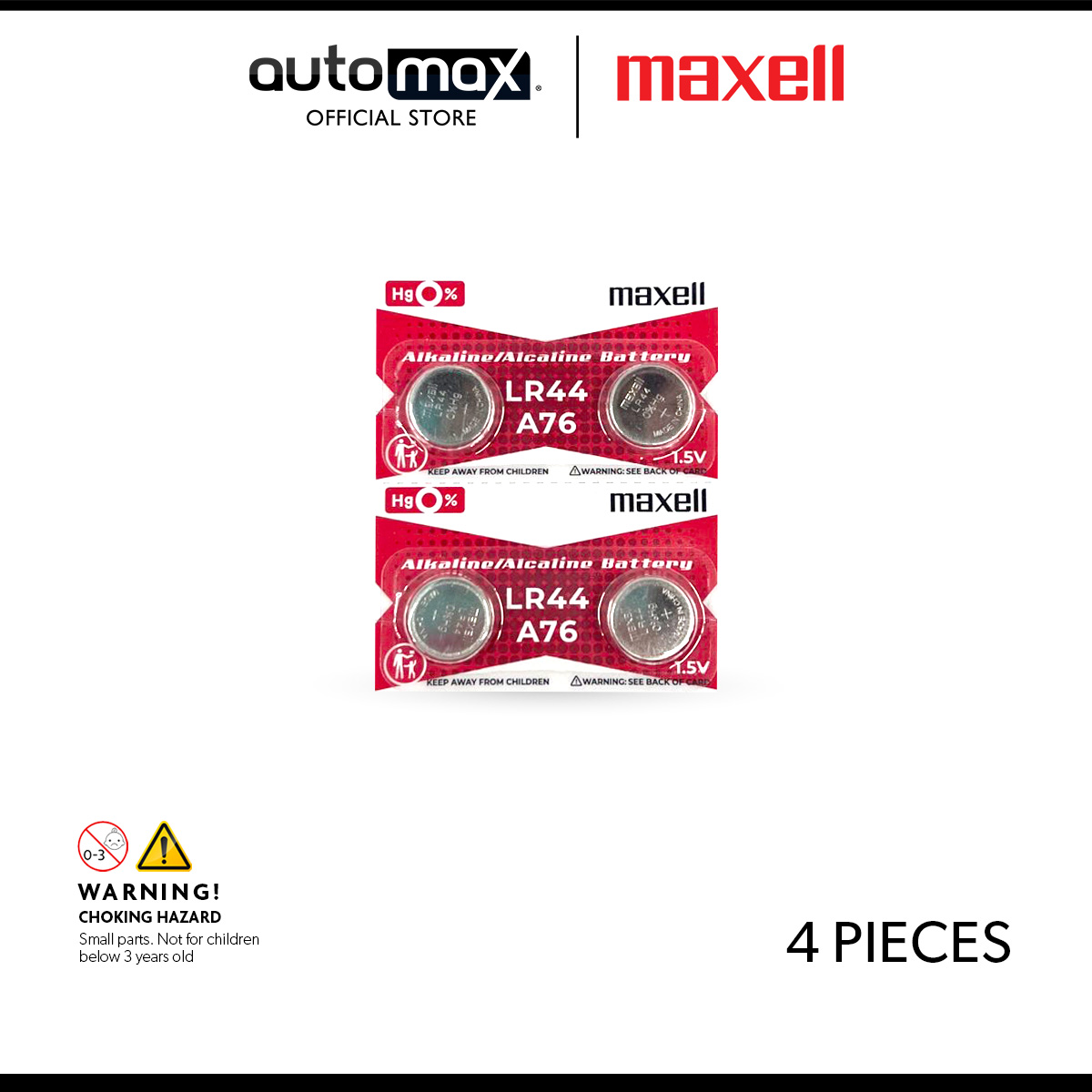 Maxell Lr Alkaline Button Cell Battery V Available In Pieces