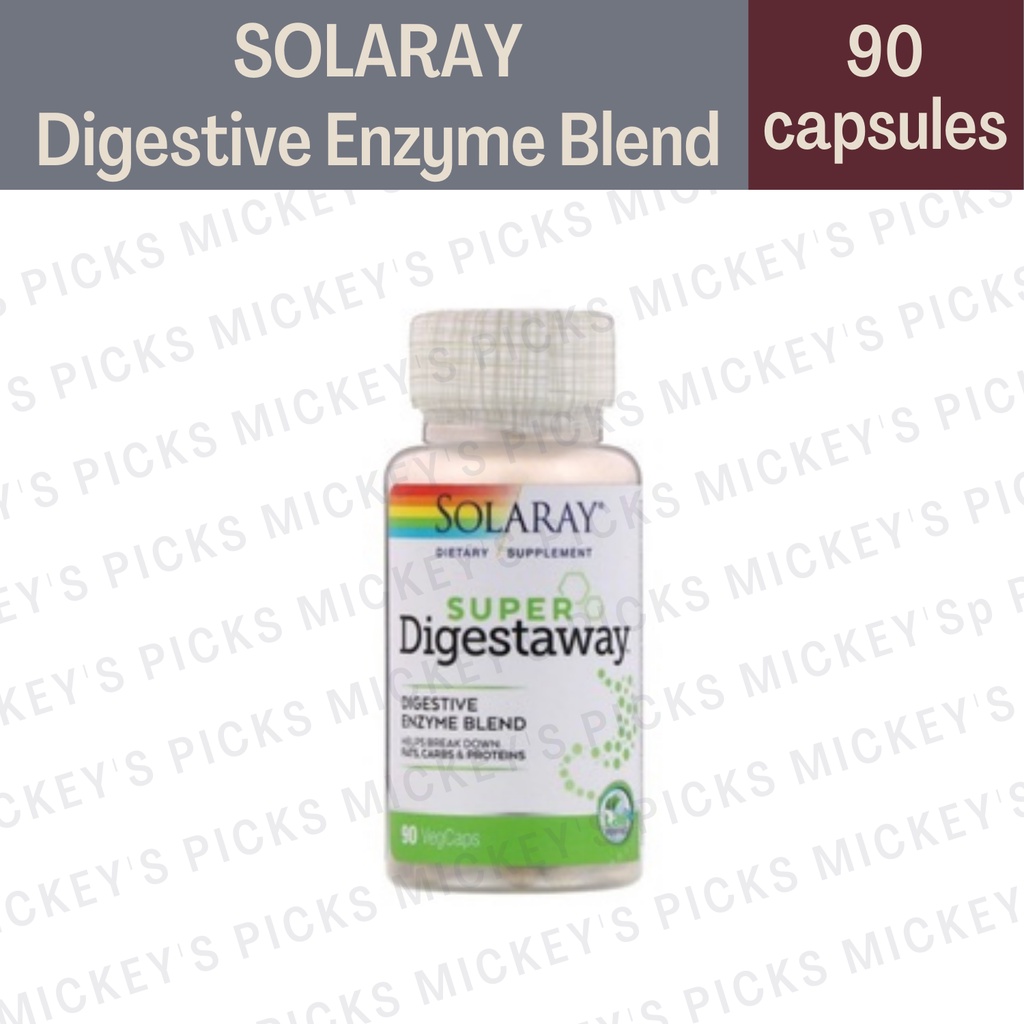 Solaray Super Digestaway Digestive Enzyme Blend Vegcaps Lazada Ph