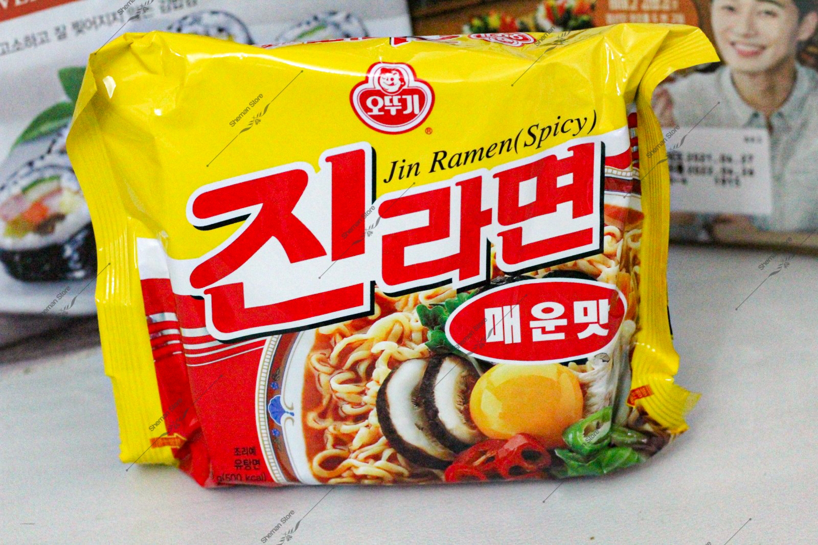 OTTOGI Jin Ramen Mild And Spicy 120g March 2023 Korean Spicy Korean