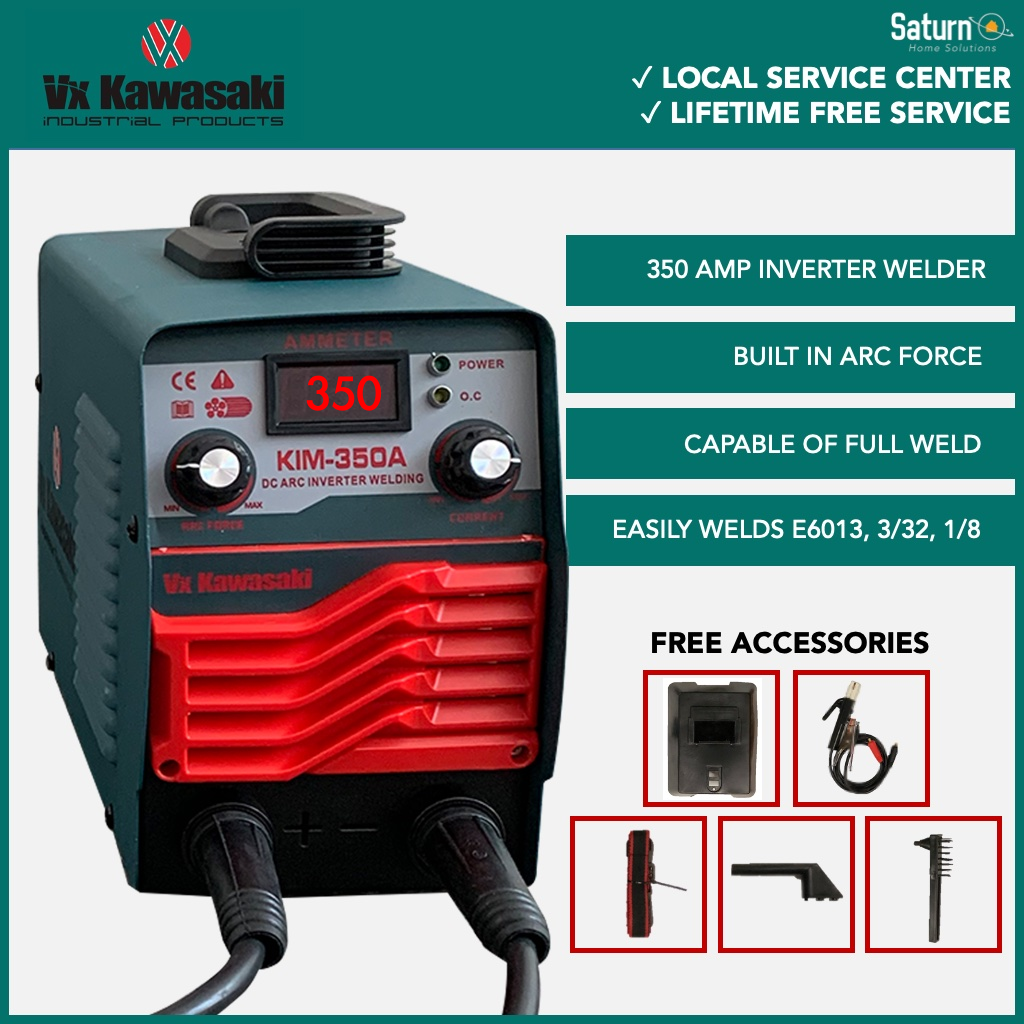 VX Kawasaki KIM350A Inverter Welding Machine Portable 350amp With ARC