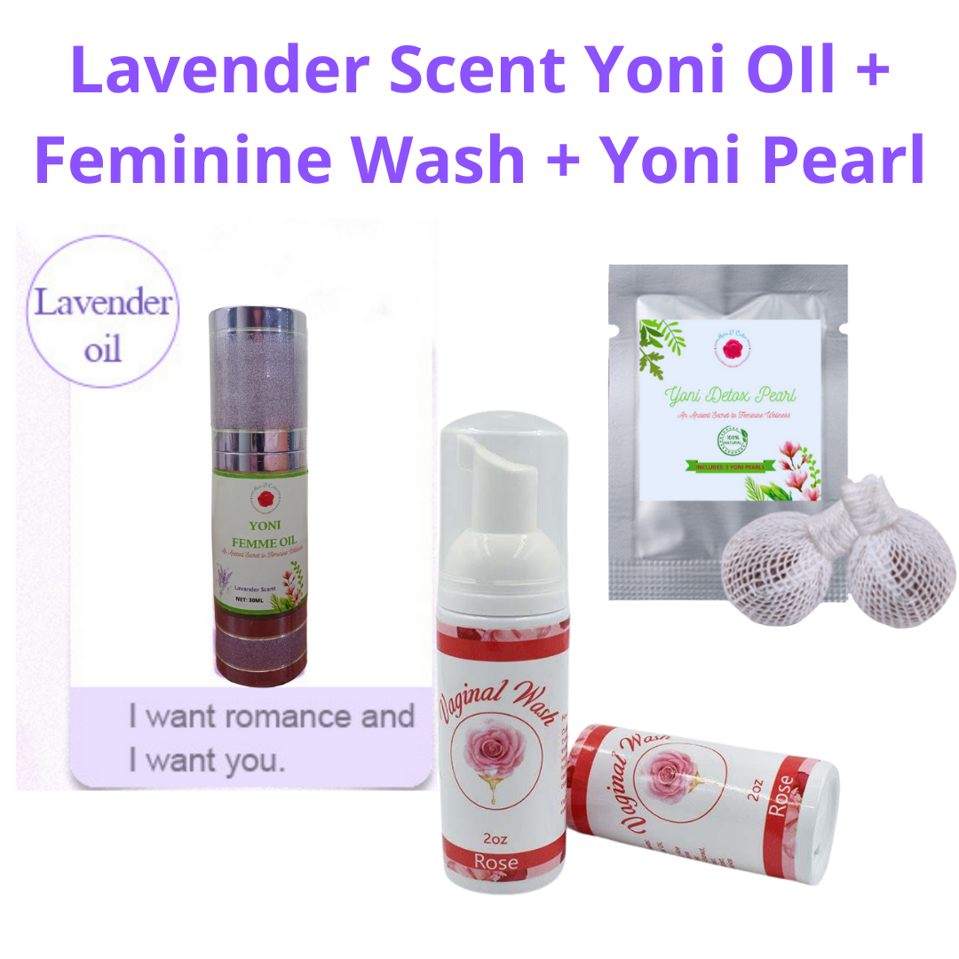 Detox Pearl Femine Wash Yoni Oil Natural Organic And