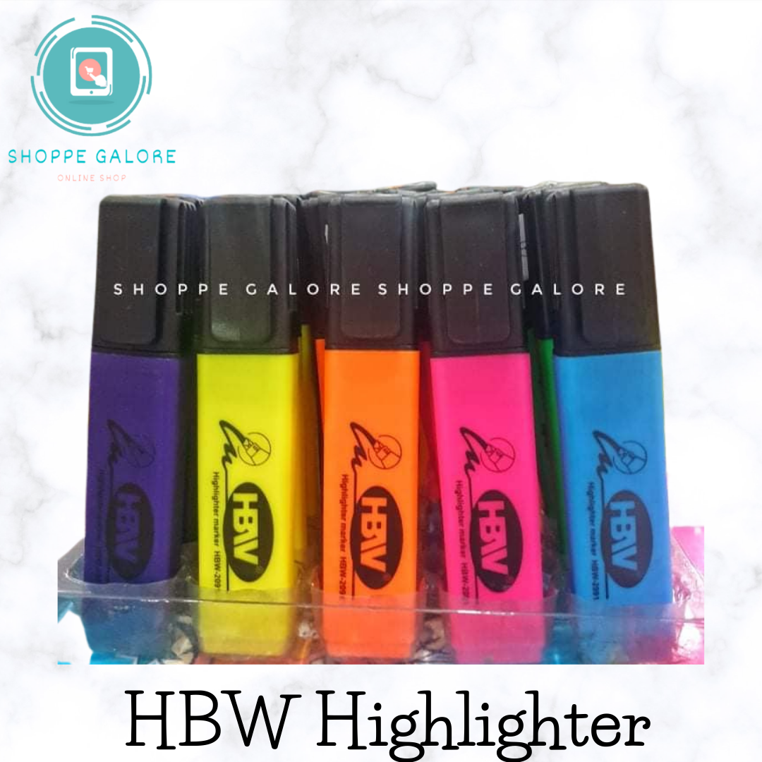 HBW HIGHLIGHTER MARKERS BOOK MARKER Lazada PH