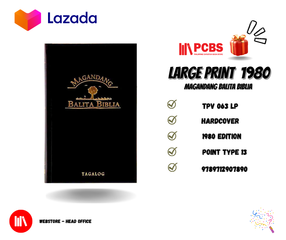 PCBS MBB Large Print 1980 Edition POINT TYPE 13 Magandang Balita