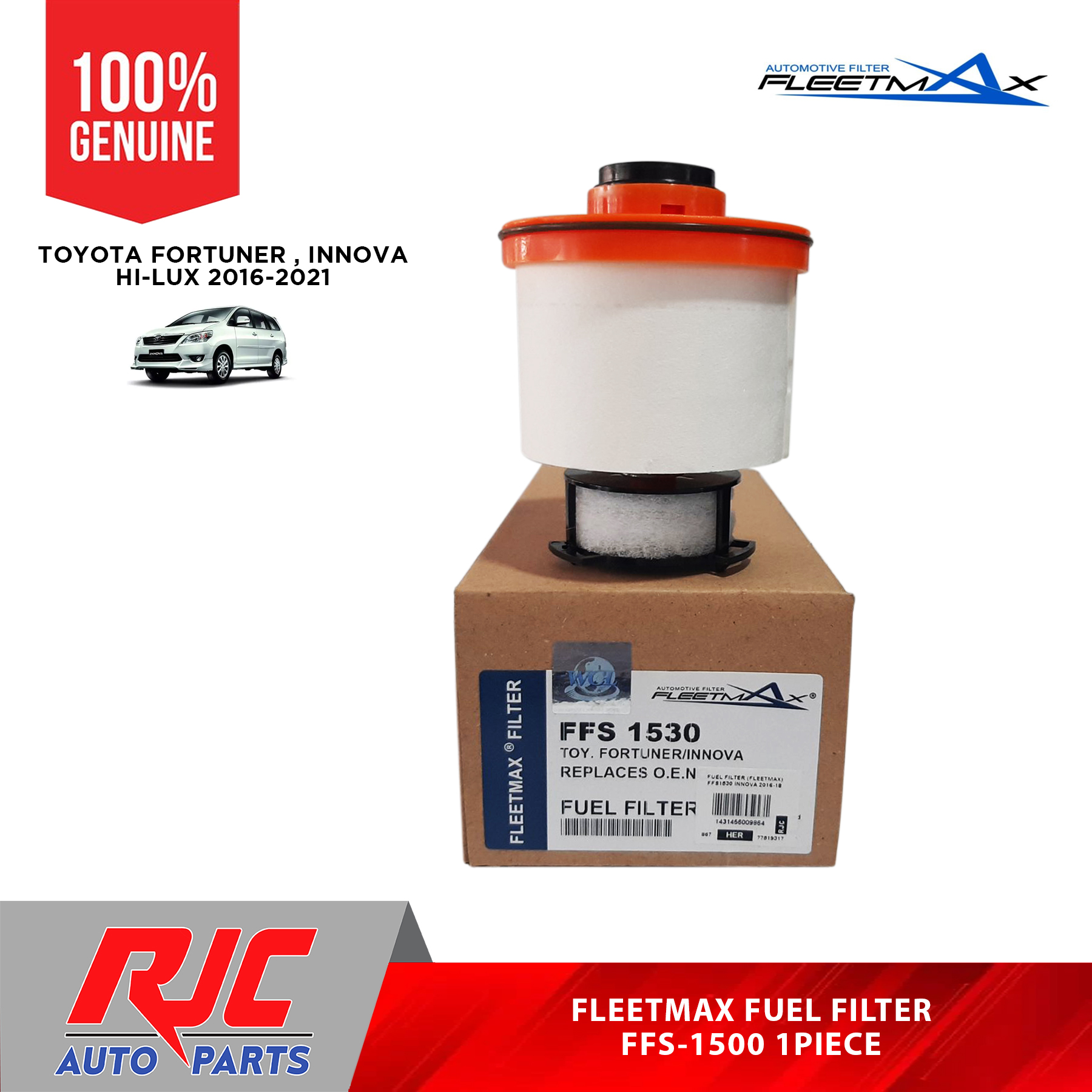 Fleetmax FFS 1530 Fuel Filter For Toyota Innova Fortuner Hilux Hi