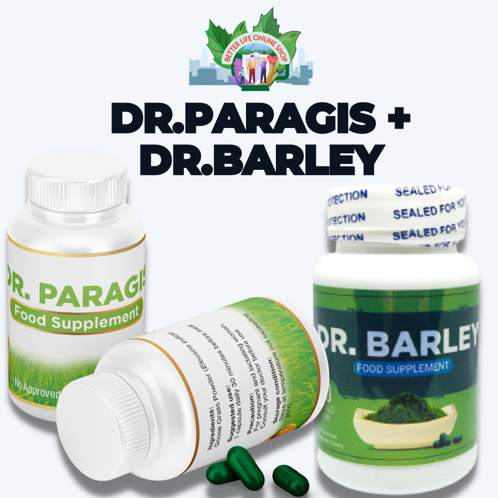 Original Dr Paragis Dr Barley Promo Bundle Pack Capsule Per