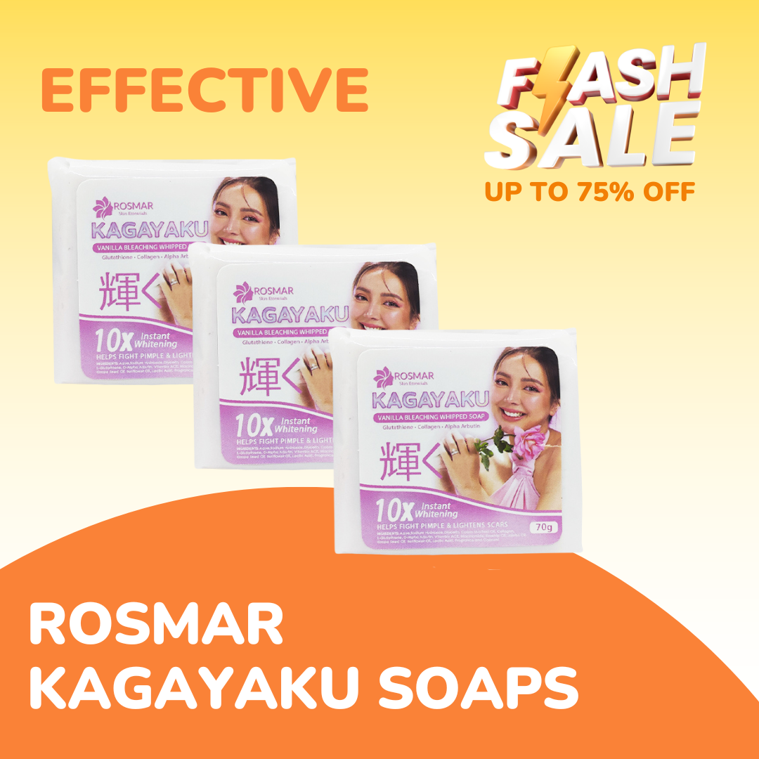 Original Rosmar Kagayaku 3pcs 10pcs Vanilla Bleaching Whipped Soap