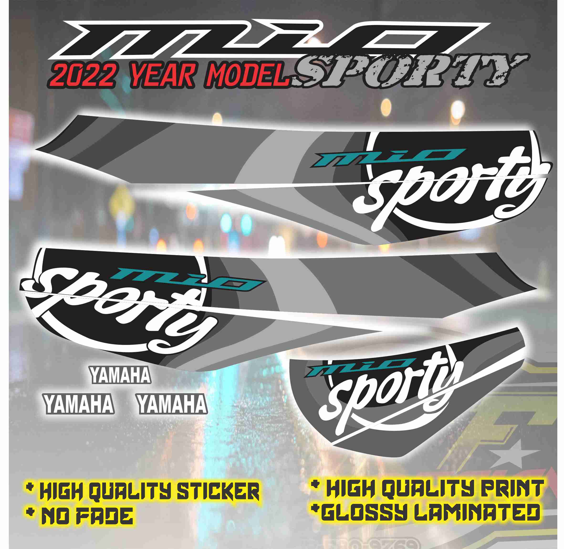 MIO SPORTY STICKER 2022 MODEL Lazada PH