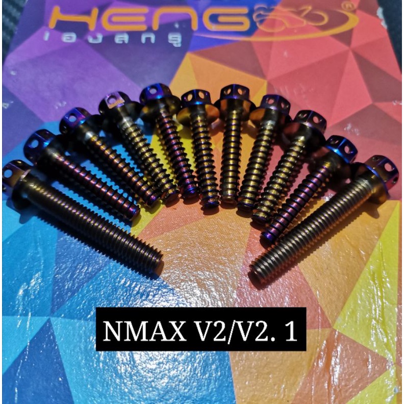 Ready Stock Heng Airbox Bolts Set Nmax V V Aerox V V Beat Fi M