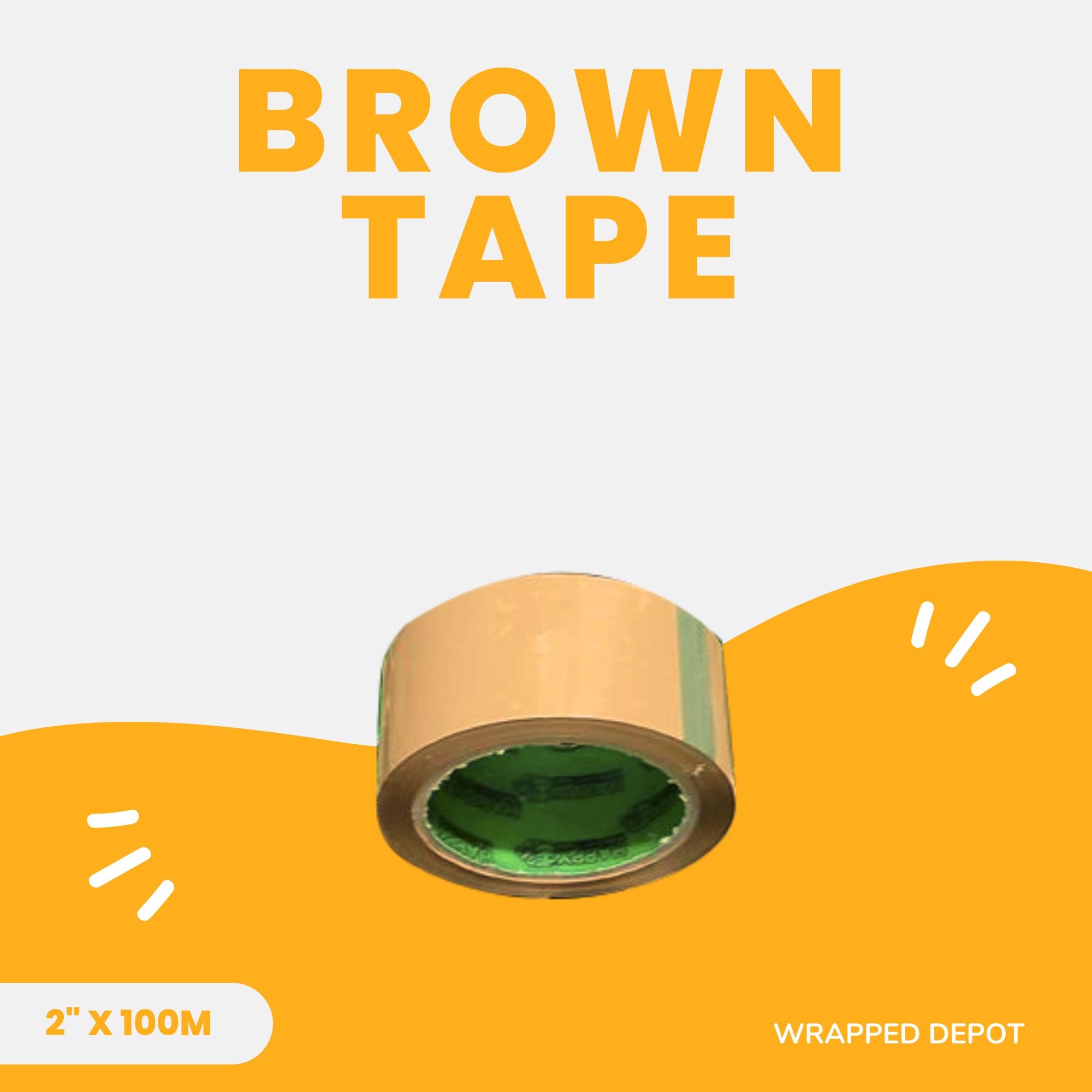 PACKAGING BROWN TAPE 2X100M 2X200M 2X300M Lazada PH