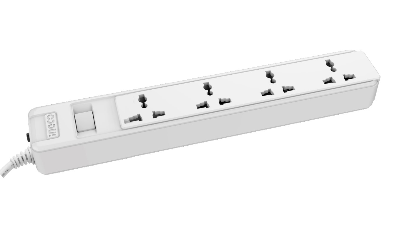 INGCO by Winland 4 Ways Extension Cord Cable Wire Universal Socket