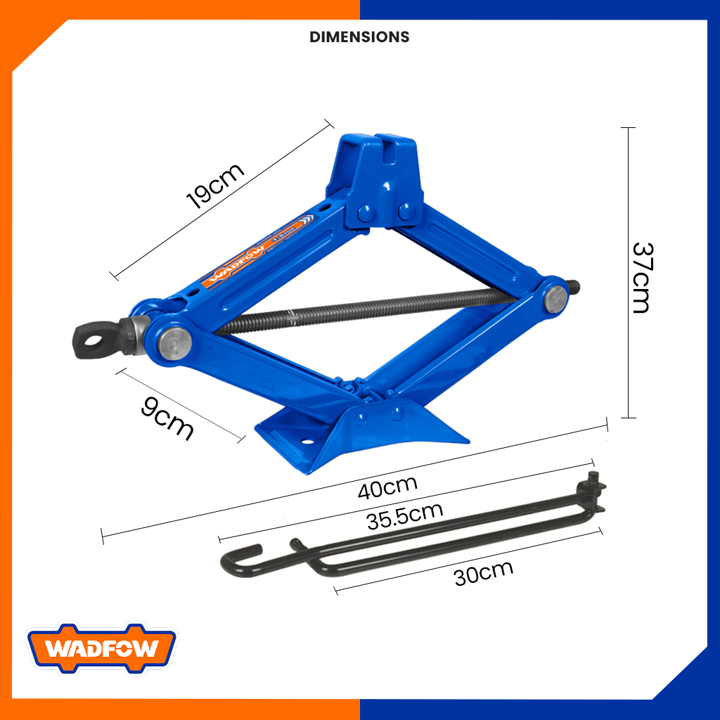 Wadfow by Winland WHJ4515 1.5Ton Scissor Jack WADHT Lazada PH