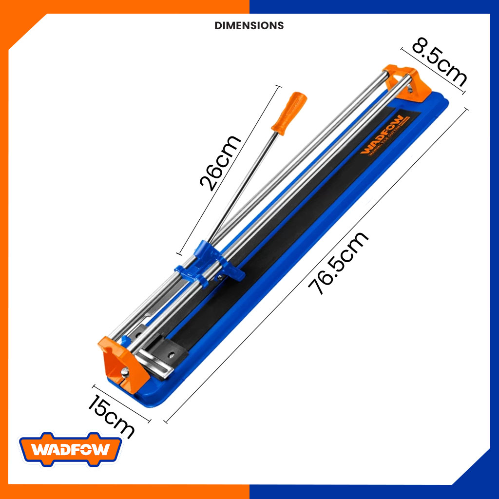 Wadfow by Winland Manual Tile Cutter 600mm x 10mm [ WTR1506 ] WAD-HT ...