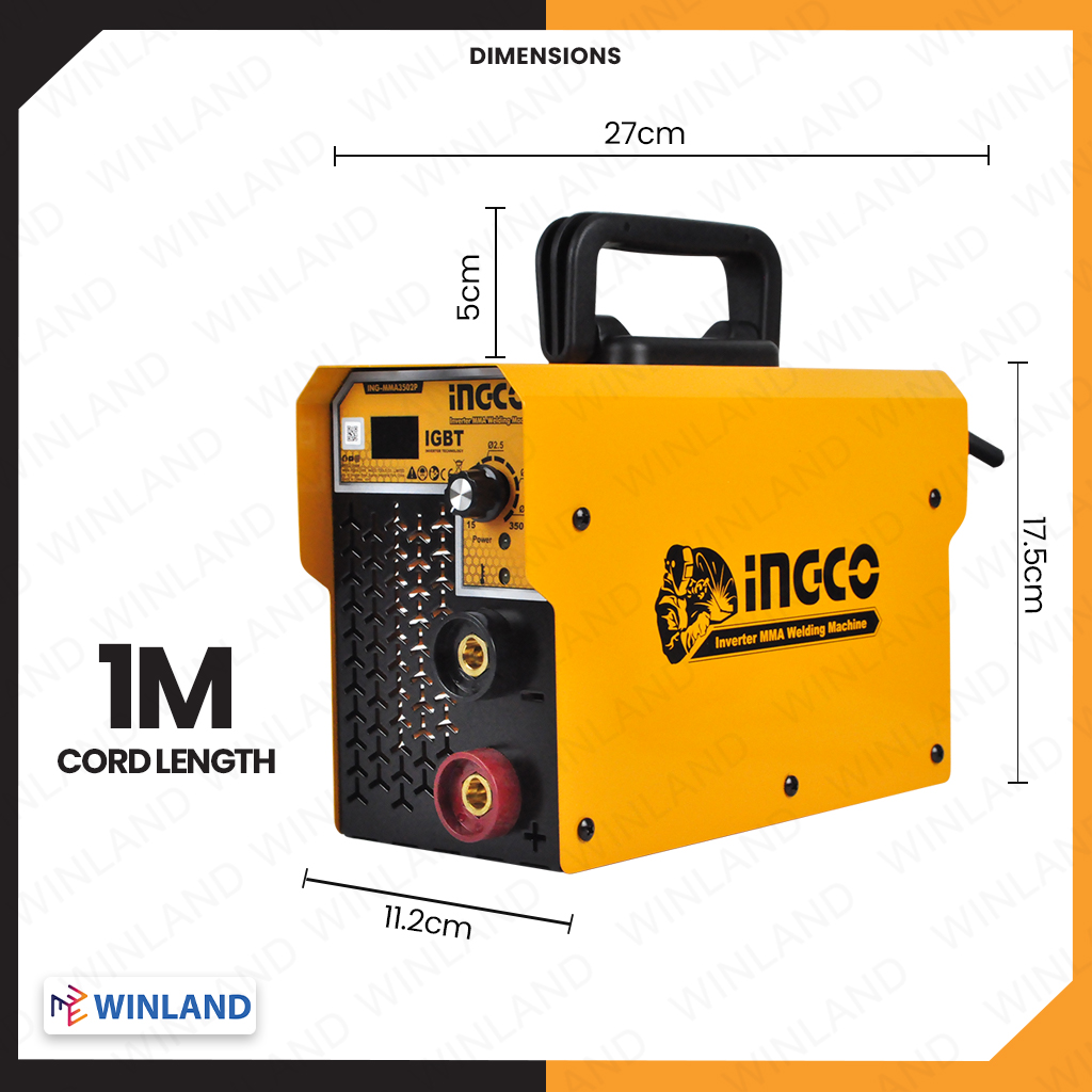 Free Cordless Drill Ingco By Winland Portable Welding Machine Inverter Igbt Arc Mma Ing Ss