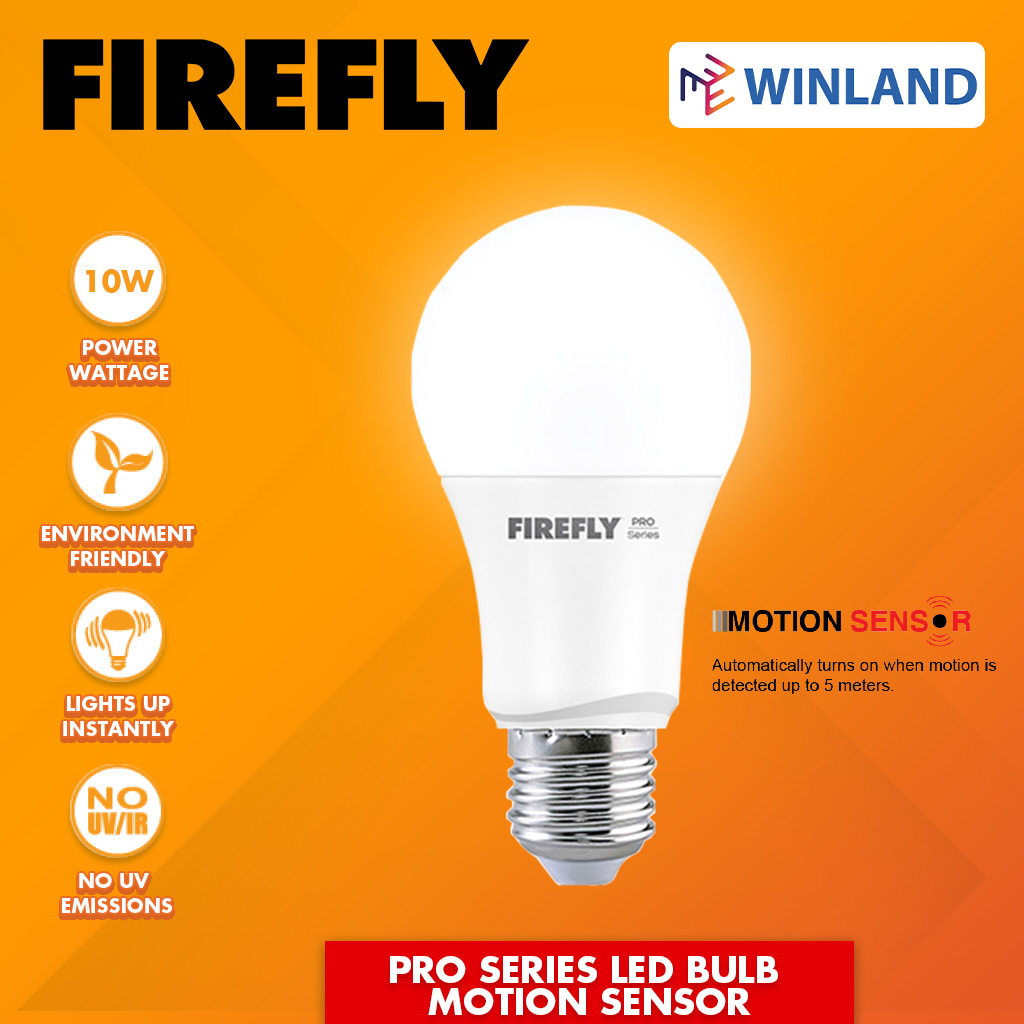 FIREFLY by Winland Pro Series LED Bulb Light Functional Motion Sensor ...