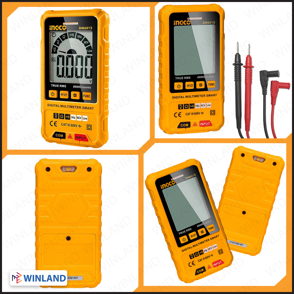 INGCO by Winland Smart Digital Multimeter Tester DM6012 INGPT Lazada PH