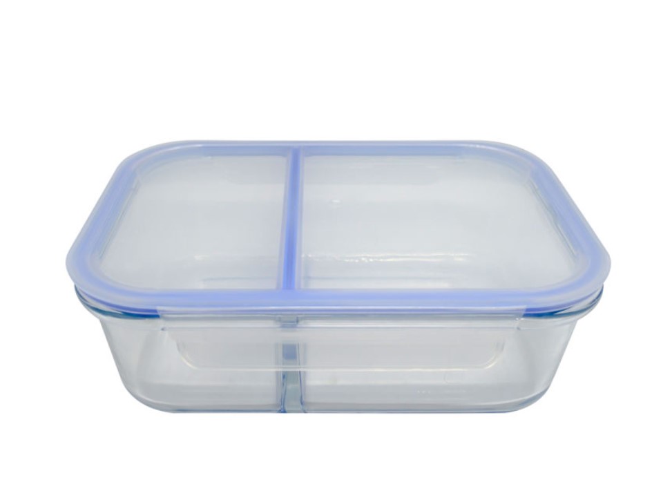 Masflex by Winland 640 ml Rectangular Borosilicate Glass Food Container ...