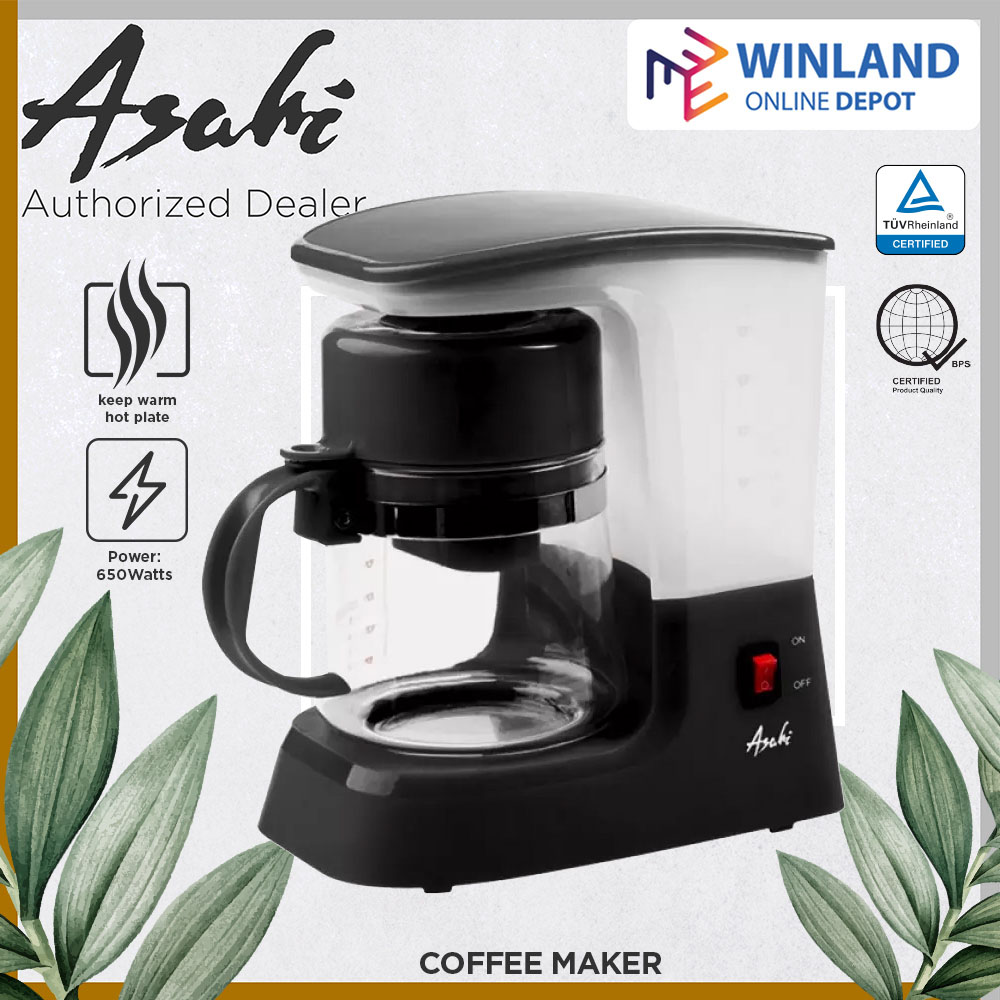 ASAHI by Winland 5 Cups Coffee Maker Coffee Machine with Keep Warm