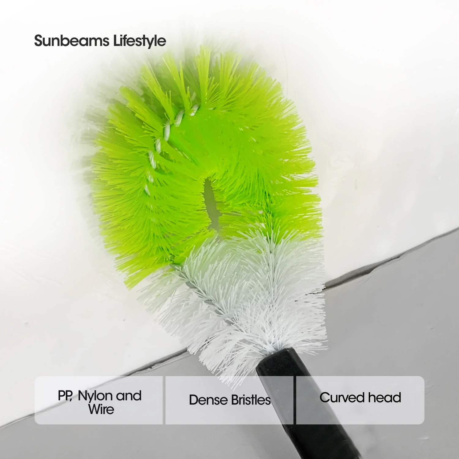Scrubz by Winland Premium Twisted Wire Toilet Brush Cleaning Material