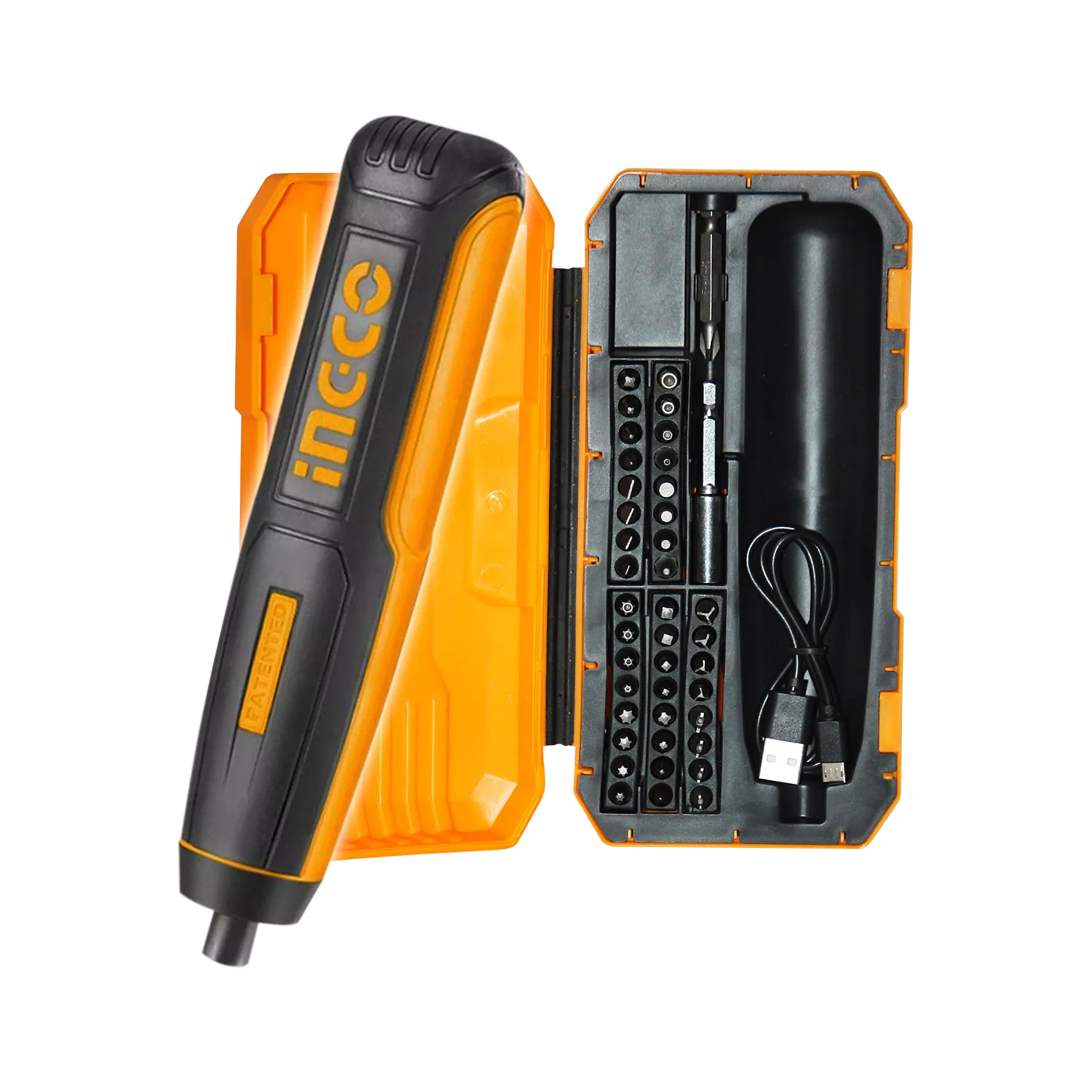 Ingco by Winland Lithium-Ion Cordless Electric Screwdriver Set Portable ...