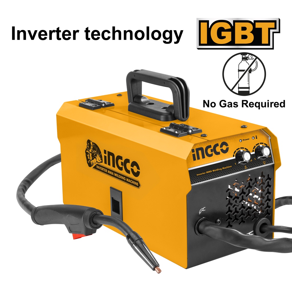 INGCO by Winland Inverter Flux Cord Arc Welding(FCAW) MIG Machine 220V
