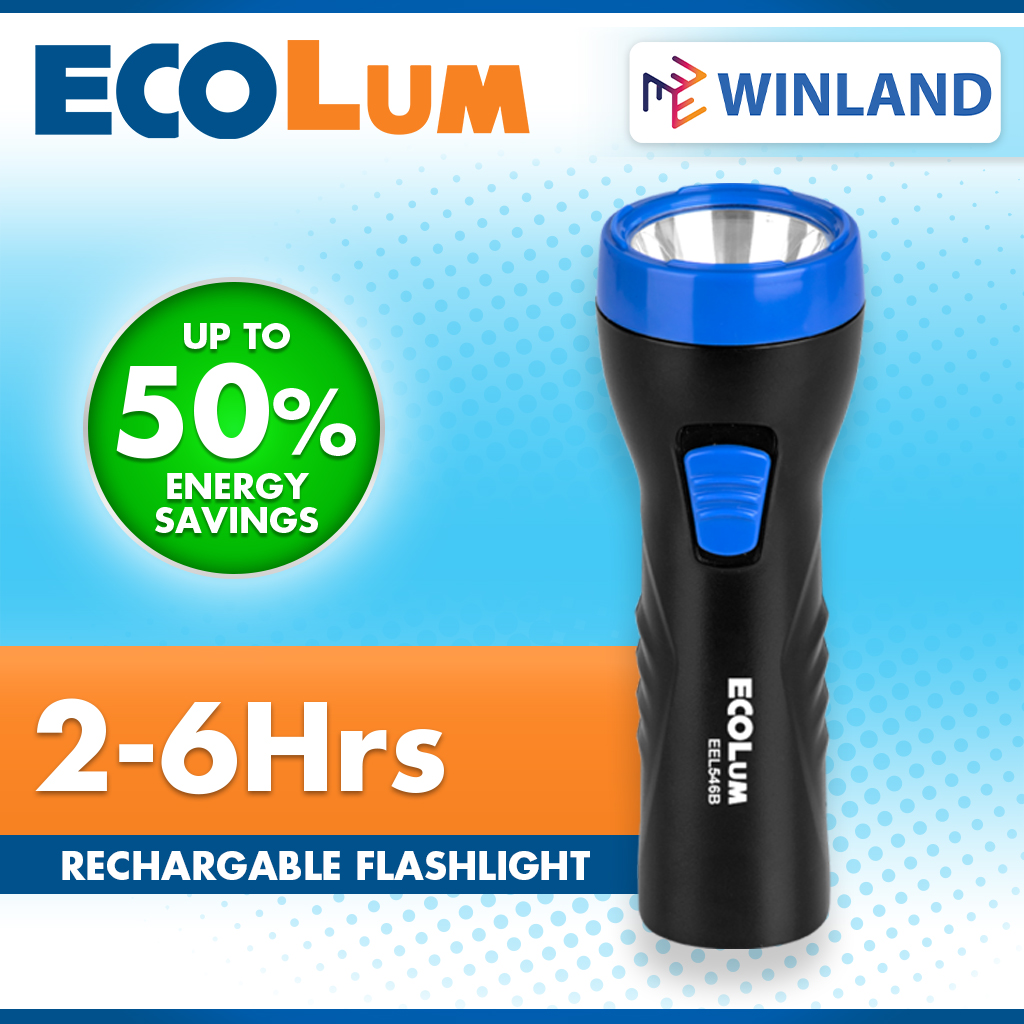 FIREFLY by Winland ECOLUM Rechargeable Flashlight Flash light Torch