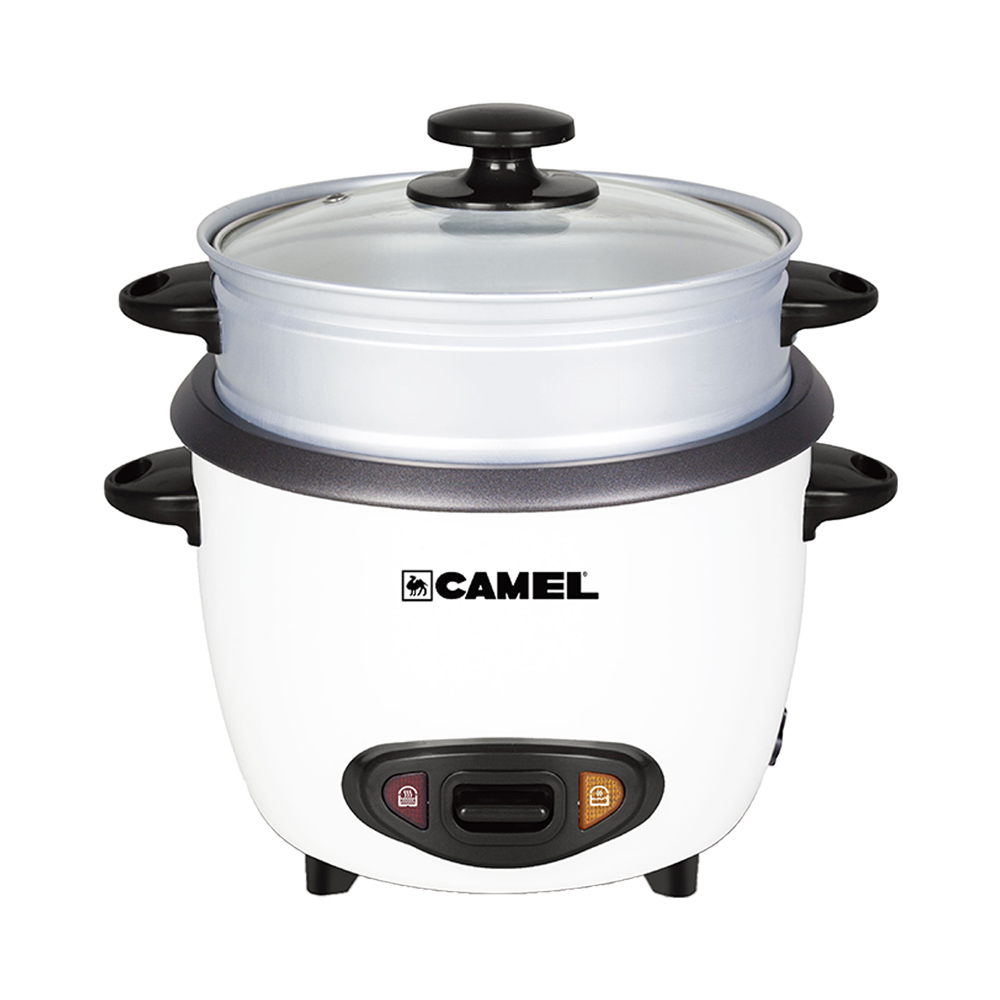 Camel by Winland Rice Cooker with Steamer 5 cup /1.0L White Color CRC