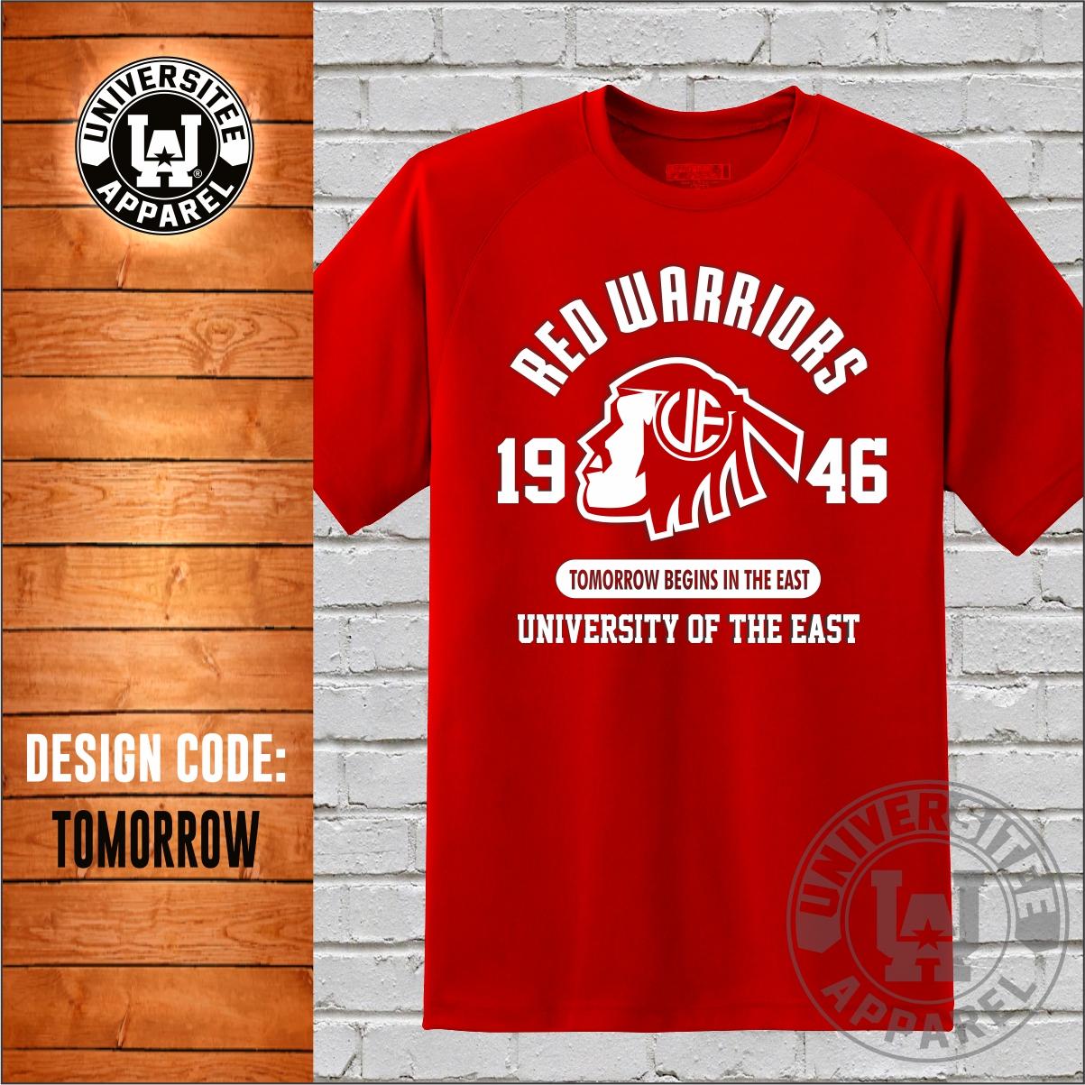 UniversiTEE Apparel University of the East UE Warriors Basketball School T Shirt NCAA UAAP | Lazada PH