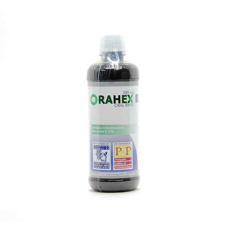 Orahex Blue Orahex Oral Rinse 380ml Regular Alcohol | Lazada PH
