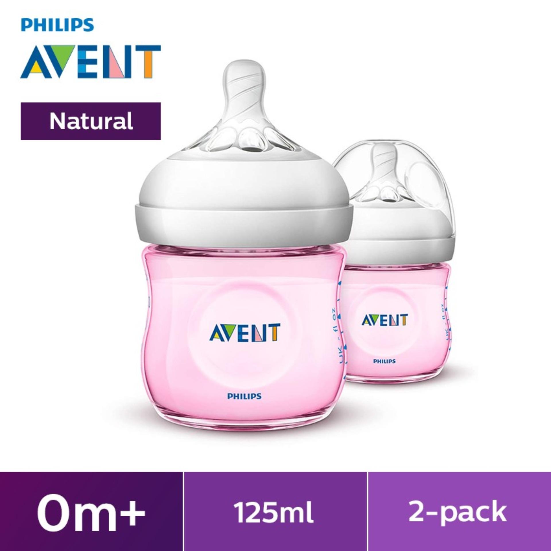 avent pink bottles 4 oz
