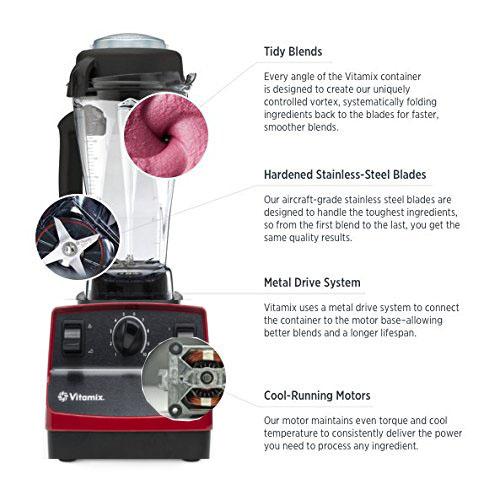 Vitamix Total Nutrition Center 5200 2L Blender (Red) review and price