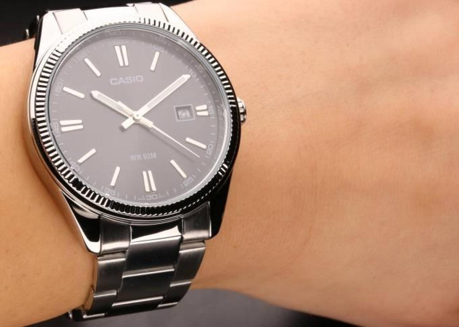 casio stainless steel watch price