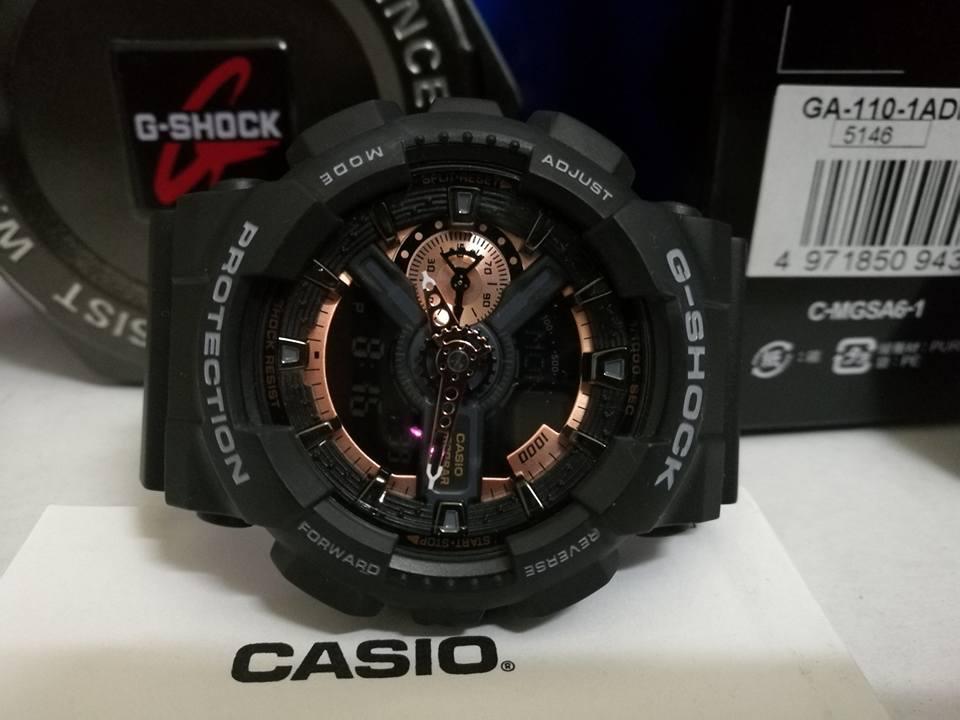 G SHOCK GA 110 BLACK ROSE GOLD wristwatch Lazada PH
