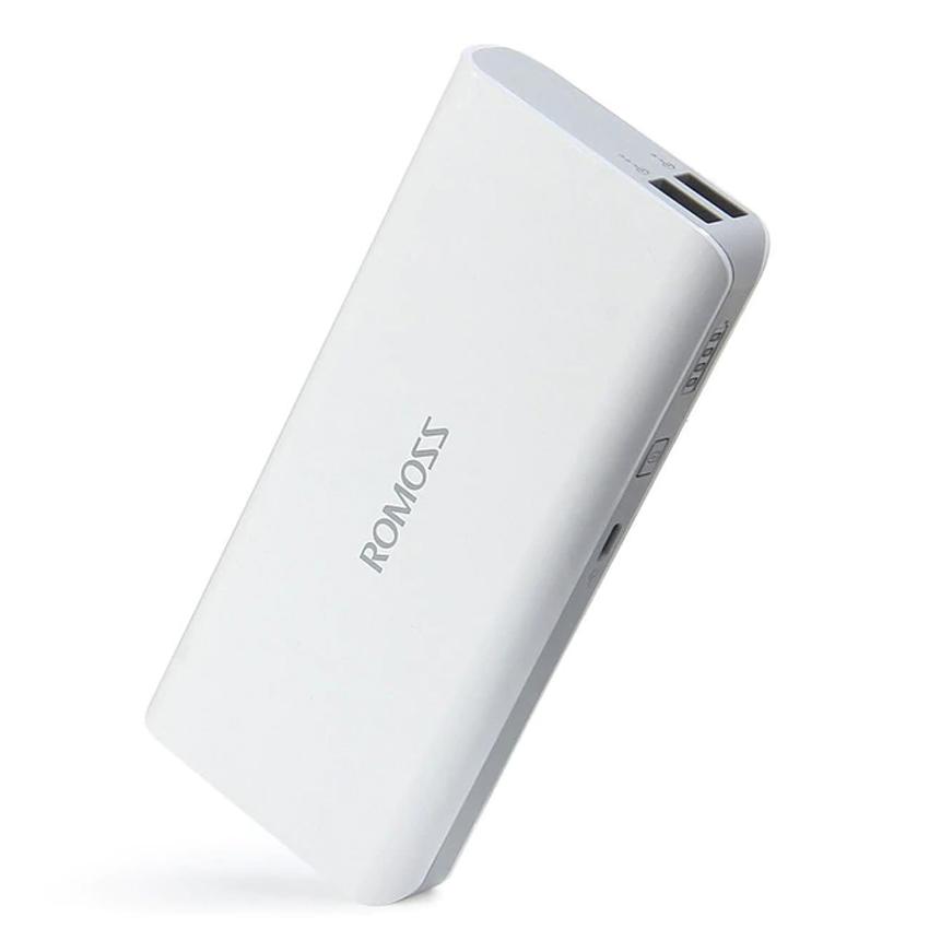 Romoss Sense 4 10400mAh Dual Output Power Bank Sense4 (White)