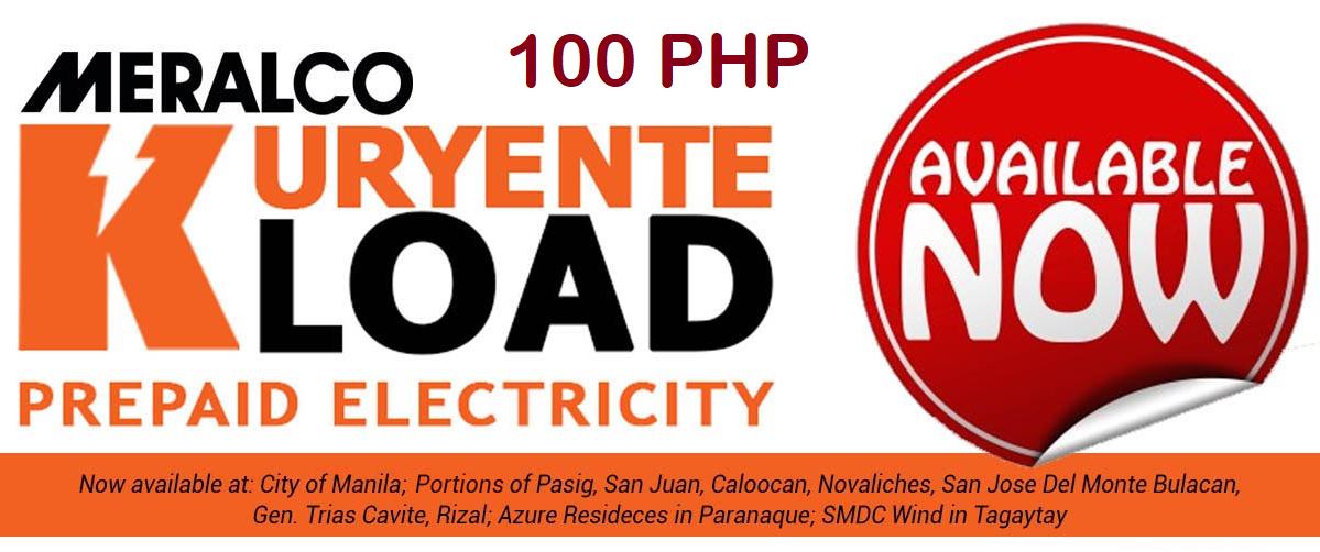 Meralco Kuryente Load 100 Lazada PH